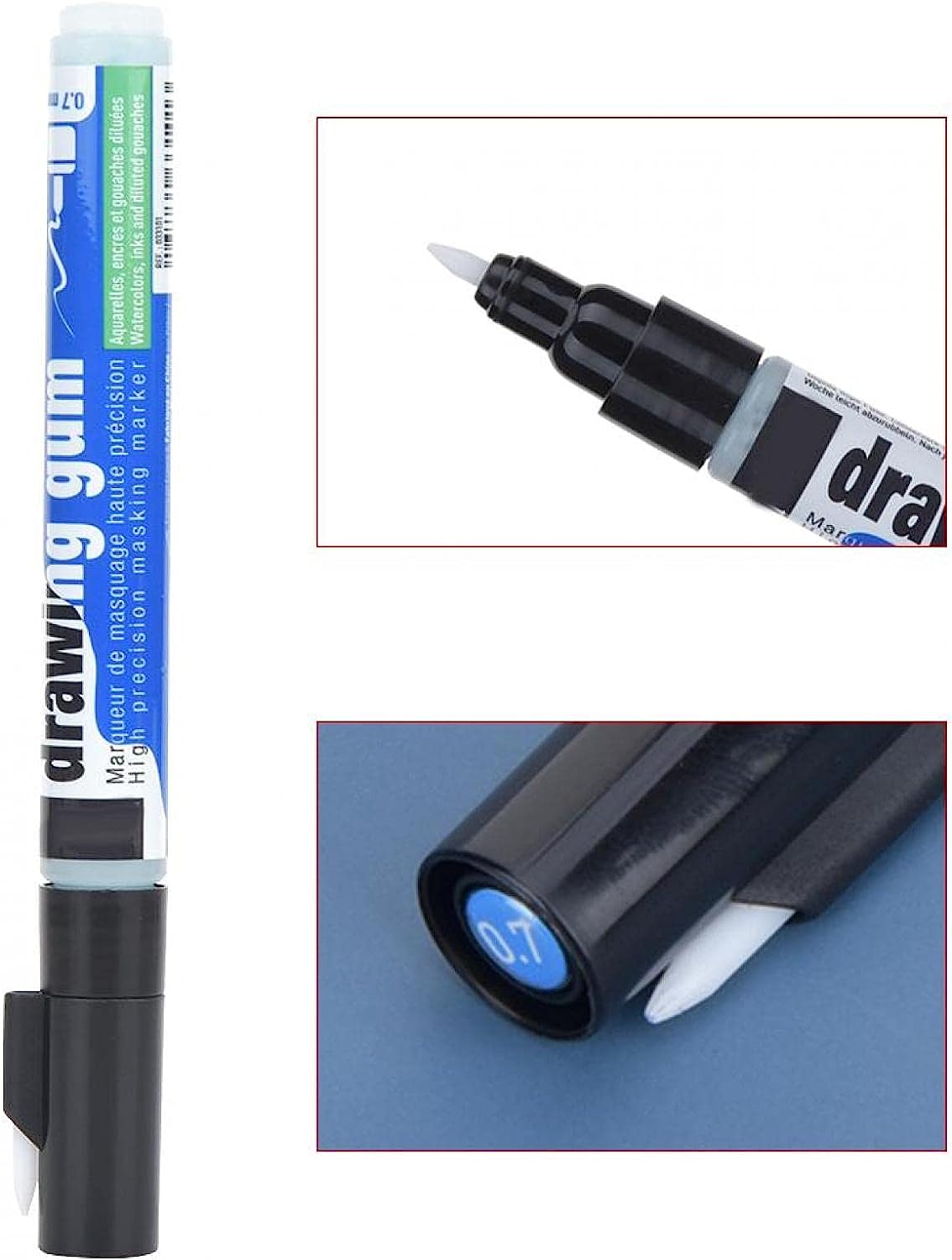 טוש מסיכה לציור 0.7 מ"מ PEBEO DRAWING GUM - דוארט | DoArt