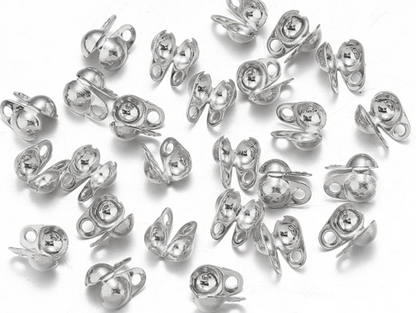 סופית צדפה לשרשרת דיסקית 1 מ"מ ציפוי ניקל - דוארט | DoArt