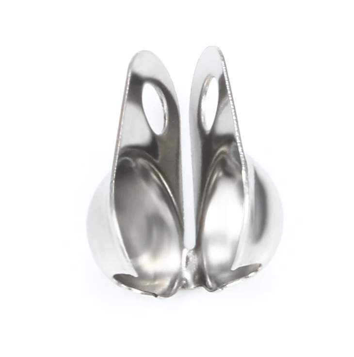 סופית צדפה לשרשרת דיסקית 1 מ"מ ציפוי ניקל - דוארט | DoArt