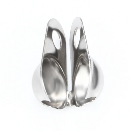 סופית צדפה לשרשרת דיסקית 1 מ"מ ציפוי ניקל - דוארט | DoArt