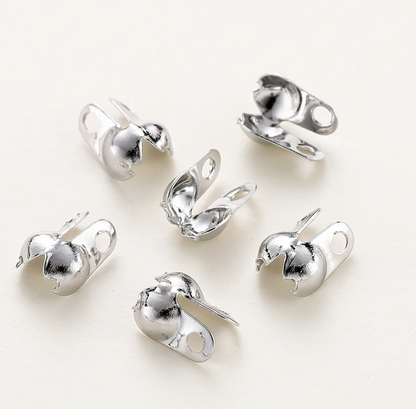 סופית צדפה לשרשרת דיסקית 1 מ"מ ציפוי ניקל - דוארט | DoArt