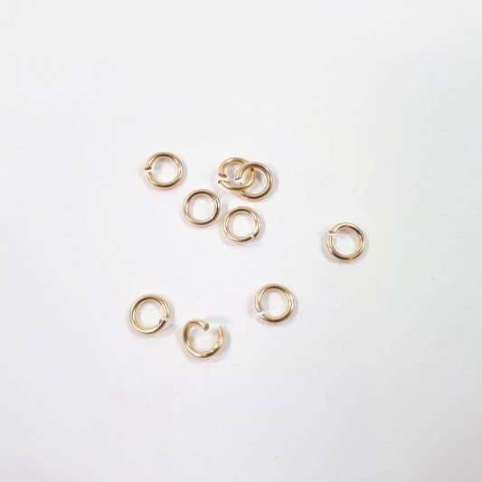 10 לולאות חיבור פתוחות 0.8X3 מ"מ GOLDFIELD - דוארט | DoArt