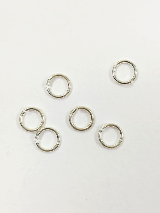 10 לולאות חיבור 0.8X4 מ"מ Silver 925 - דוארט | DoArt