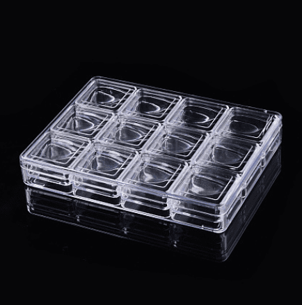 קופסת איחסון אקרלית עם 12 קופסאות נשלפות - דוארט | DoArt