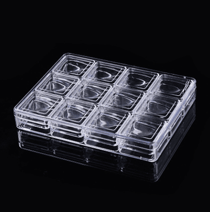 קופסת איחסון אקרלית עם 12 קופסאות נשלפות - דוארט | DoArt