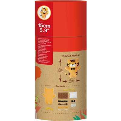 ערכה לתפירת בובת קישותיק - נמר (15 סמ) AVENIR - דוארט | DoArt