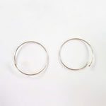 2 זוגות עגילי חישוק ג'יפסי 19 מ