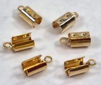 סופית עגולה פתוחה 2.5 מ"מ ציפוי Gold Plated - דוארט | DoArt