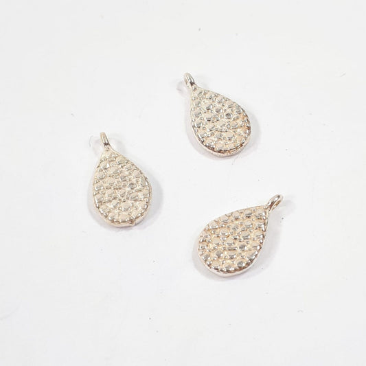 2 תליוני טיפה מנוקדת Silver 925 - דוארט | DoArt