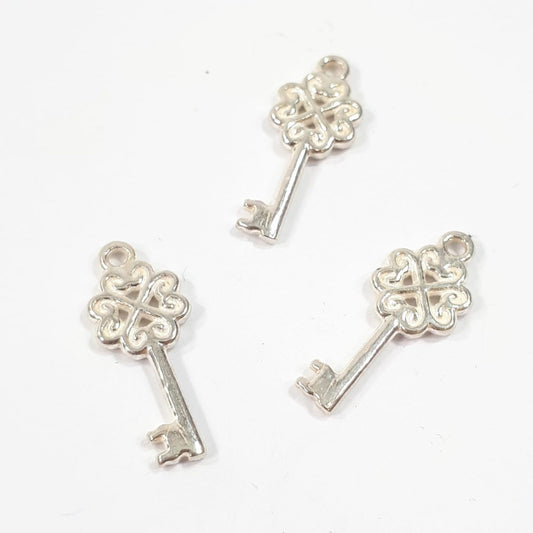 2 תליוני מפתח לבבות מיוחד Silver 925 - דוארט | DoArt