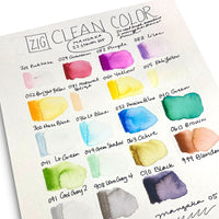 קלמר 22 פריטים: טושי מכחול ועטים גרפיים Zig Clean Color Real Brush + Mangaka - דוארט | DoArt