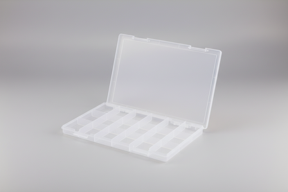 קופסת איחסון פלסטיק מחולקת 24 תאים - דוארט | DoArt