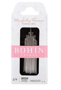 מחטי תפירה וריקמה 3/9 BOHIN - דוארט | DoArt