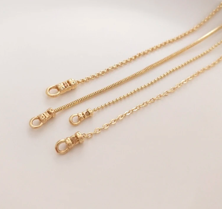 סופית מעיכה צינור פסים 3 מ"מ ציפוי Gold Plated - דוארט | DoArt