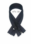 רוכסן רגיל שחור - 30 ס