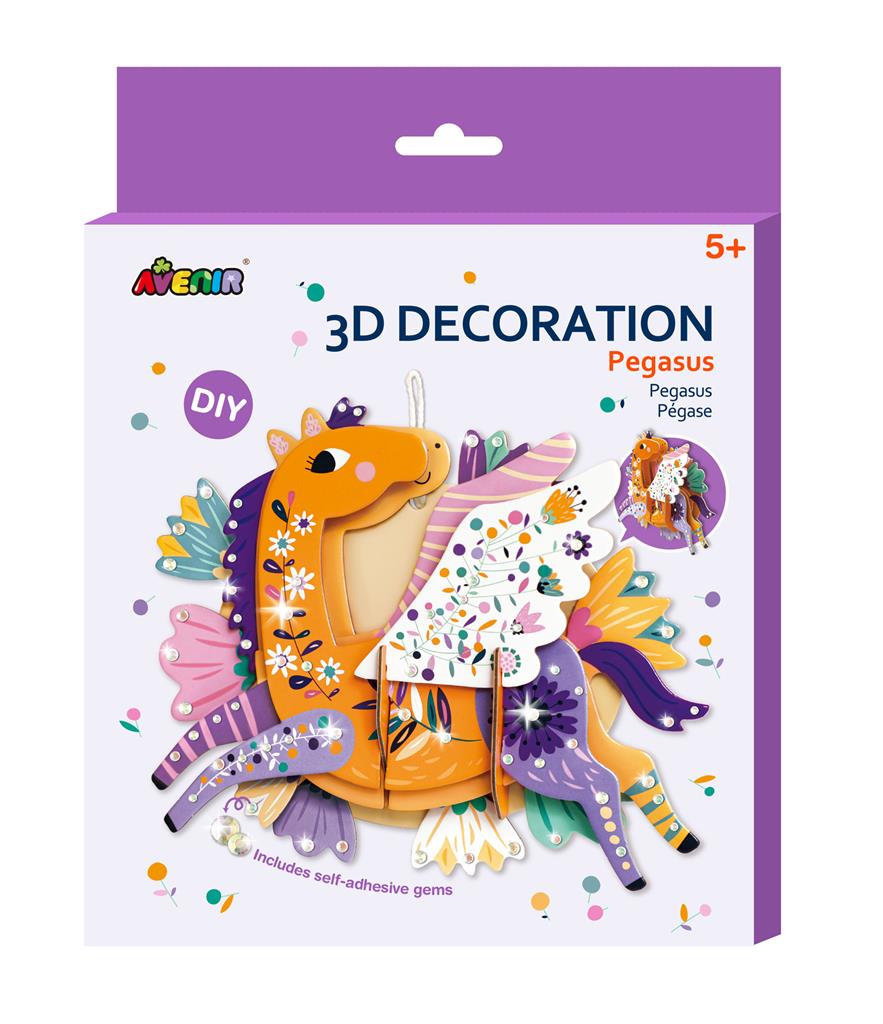 הרכבת תמונה 3D בחלקים משתלבים - פגסוס AVENIR - דוארט | DoArt