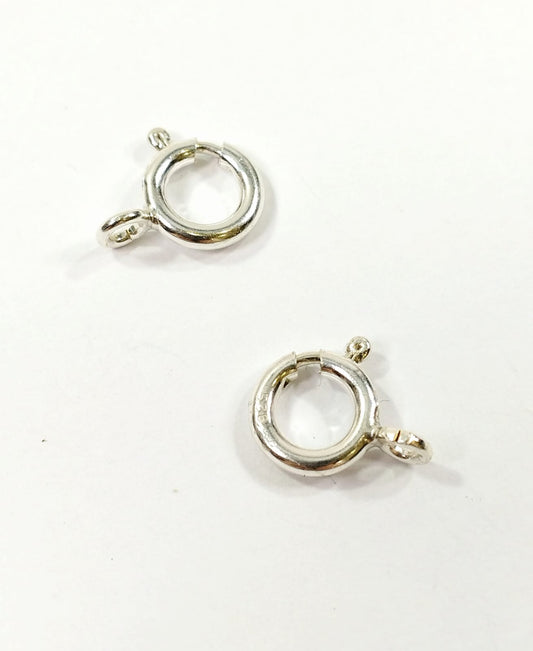 4 סוגרי ספרינג 8 מ"מ Silver 925 - דוארט | DoArt