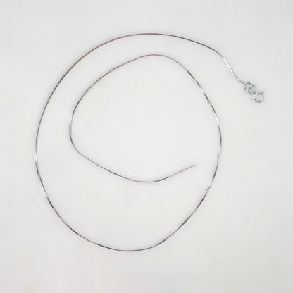 שרשרת נחש להכנה עצמית 40 ס"מ Silver 925 - דוארט | DoArt