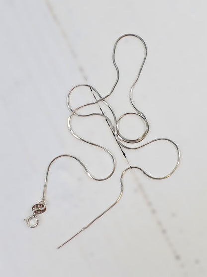 שרשרת נחש להכנה עצמית 40 ס"מ Silver 925 - דוארט | DoArt