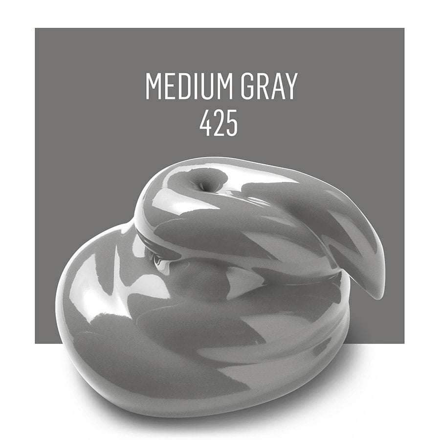 צבע אקרילי פולקארט 425 MEDIUM GRAY - דוארט | DoArt