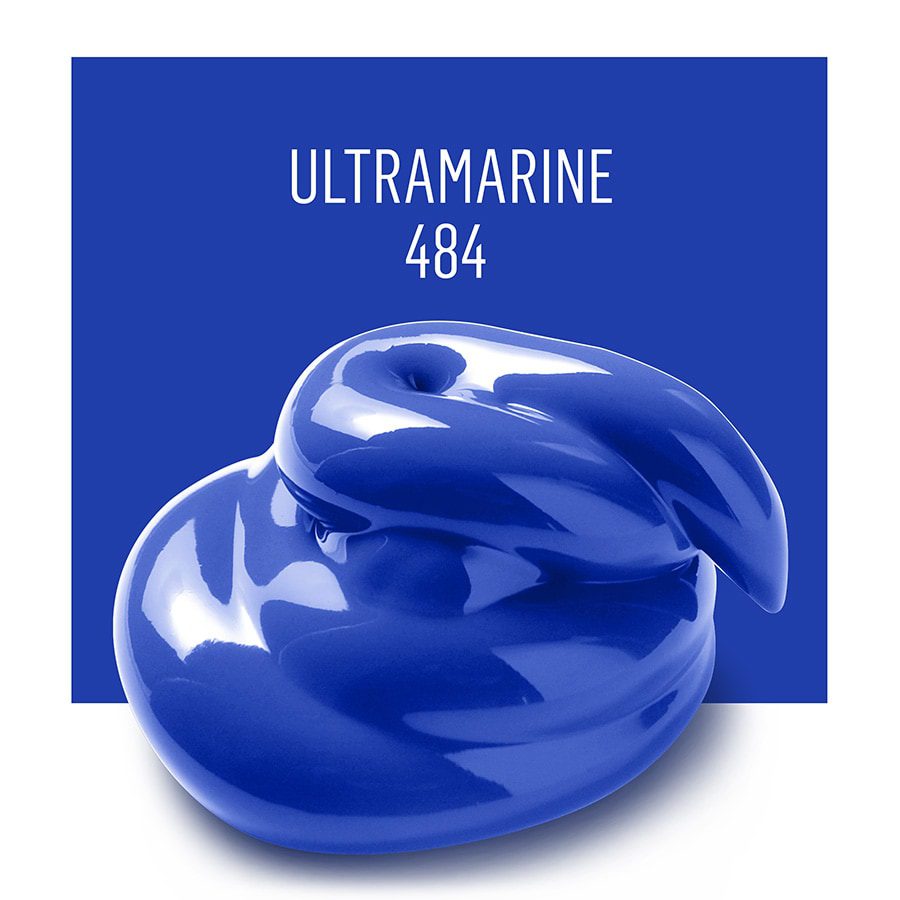 צבע אקרילי פולקארט 484 ULTRAMARIN BLUE - דוארט | DoArt