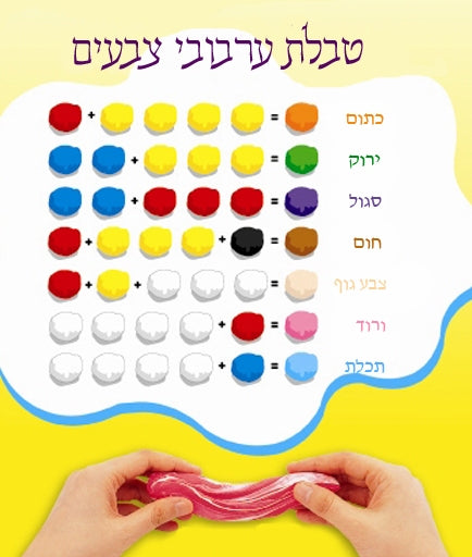 חימר קל גוון תכלת - 50 גרם AMOS I-CLAY - דוארט | DoArt