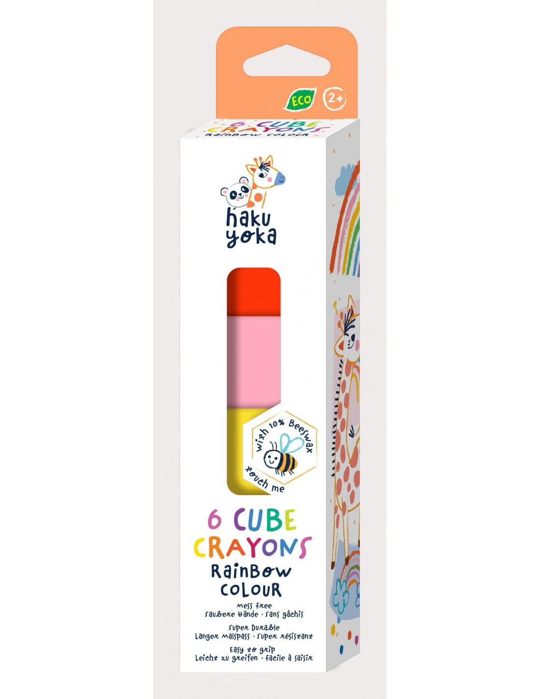 6 צבעי קוביות ג'מבו - גווני קשת AVENIR Haku Yoka - דוארט | DoArt