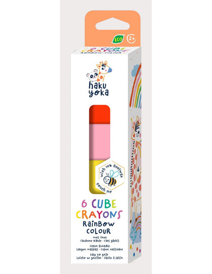 6 צבעי קוביות ג'מבו - גווני קשת AVENIR Haku Yoka - דוארט | DoArt
