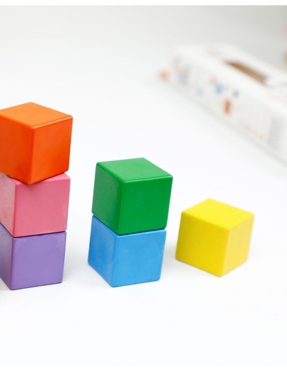 6 צבעי קוביות ג'מבו - גווני קשת AVENIR Haku Yoka - דוארט | DoArt