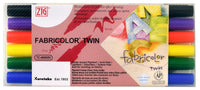 סט 6 טושי בד דו צדדי ZIG FABRICOLOR - דוארט | DoArt