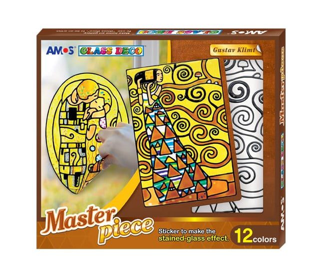 קיט צבעי חלון מדבקות גוסטב קלימט AMOS GUSTAV CLIMT - דוארט | DoArt