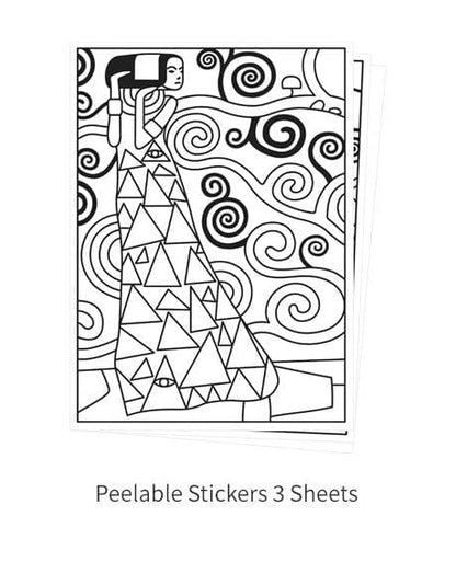 קיט צבעי חלון מדבקות גוסטב קלימט AMOS GUSTAV CLIMT - דוארט | DoArt