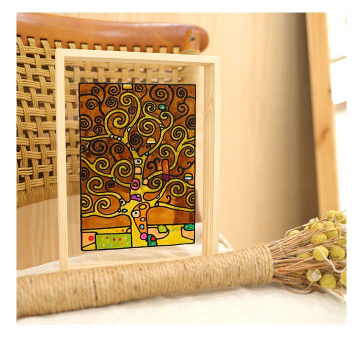 קיט צבעי חלון מדבקות גוסטב קלימט AMOS GUSTAV CLIMT - דוארט | DoArt