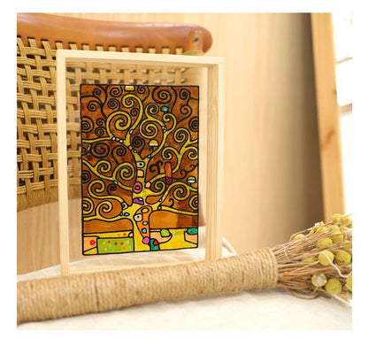 קיט צבעי חלון מדבקות גוסטב קלימט AMOS GUSTAV CLIMT - דוארט | DoArt