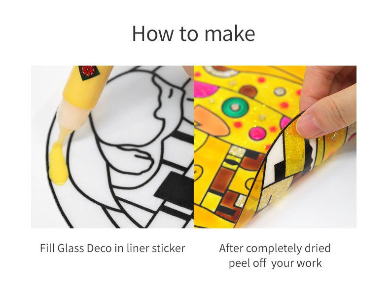 קיט צבעי חלון מדבקות גוסטב קלימט AMOS GUSTAV CLIMT - דוארט | DoArt