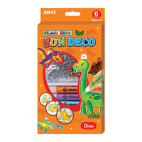 קיט צבעי חלון לוכדי שמש - דינוזאורים Amos Sun Deco - דוארט | DoArt