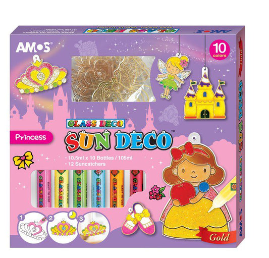 קיט צבעי חלון לוכדי שמש - נסיכות Amos Sun Deco - דוארט | DoArt