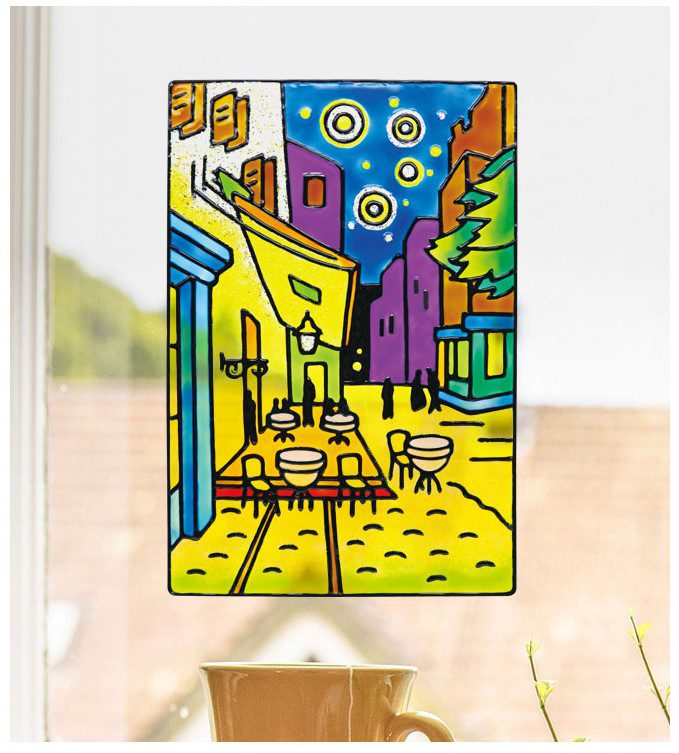 קיט צבעי חלון מדבקות ואן גוך AMOS VAN GOGH - דוארט | DoArt