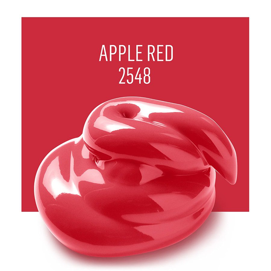 צבע אקרילי פולקארט APPLE RED 2548 - דוארט | DoArt