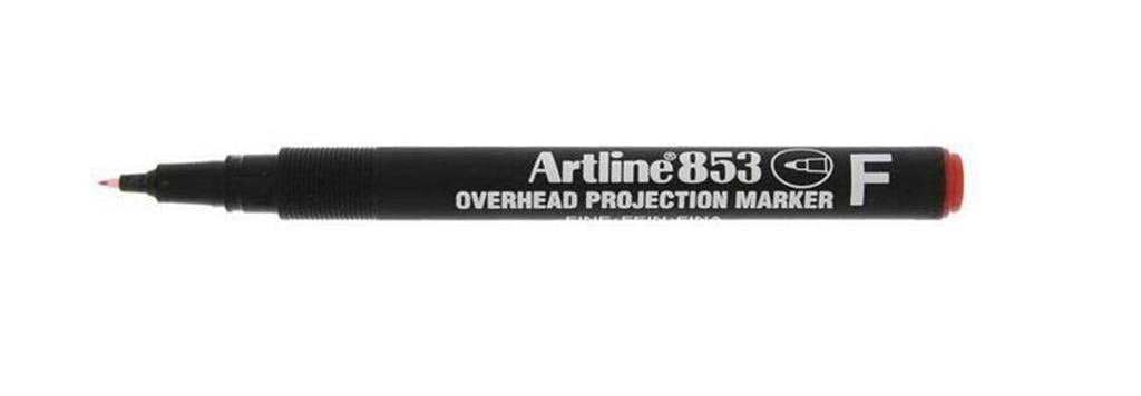 טוש שקפים ARTLINE 853 - אדום F - דוארט | DoArt