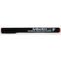 טוש שקפים ARTLINE 853 - אדום F - דוארט | DoArt
