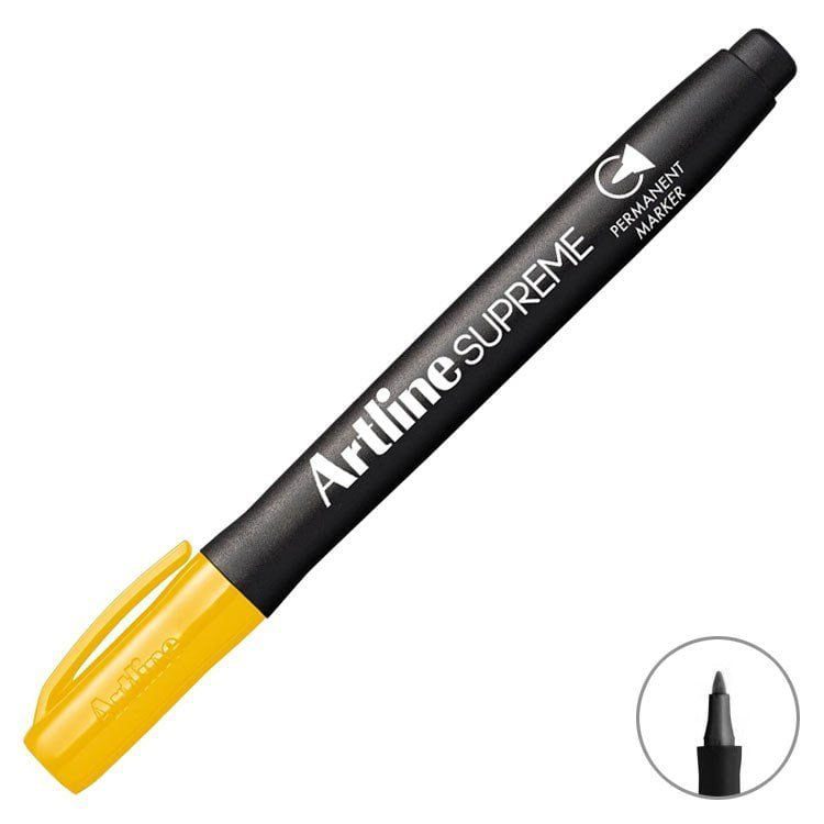 טוש פרמננטי ARTLINE SUPREME - צהוב - דוארט | DoArt