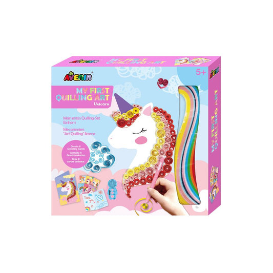 ערכת קווילינג - כרטיסי חד קרן AVENIR - דוארט | DoArt