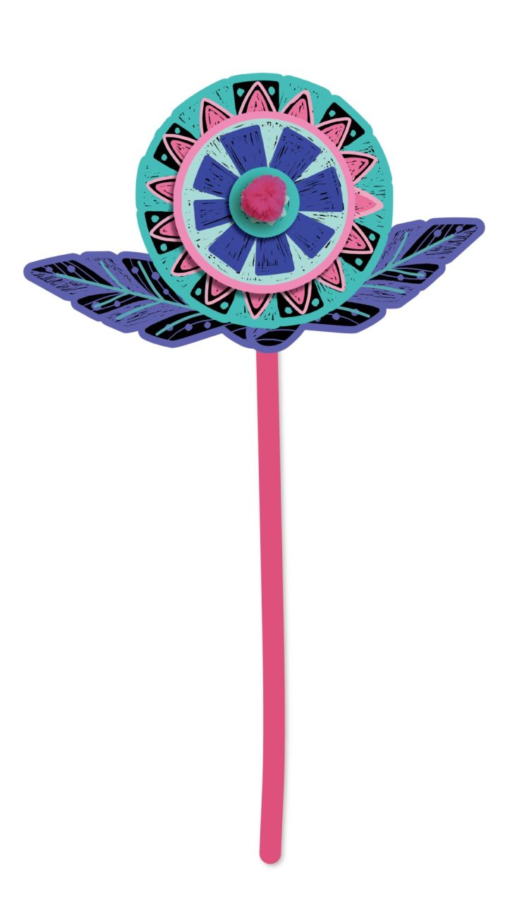 ערכת סקראצ' להכנת זר - פרחים AVENIR