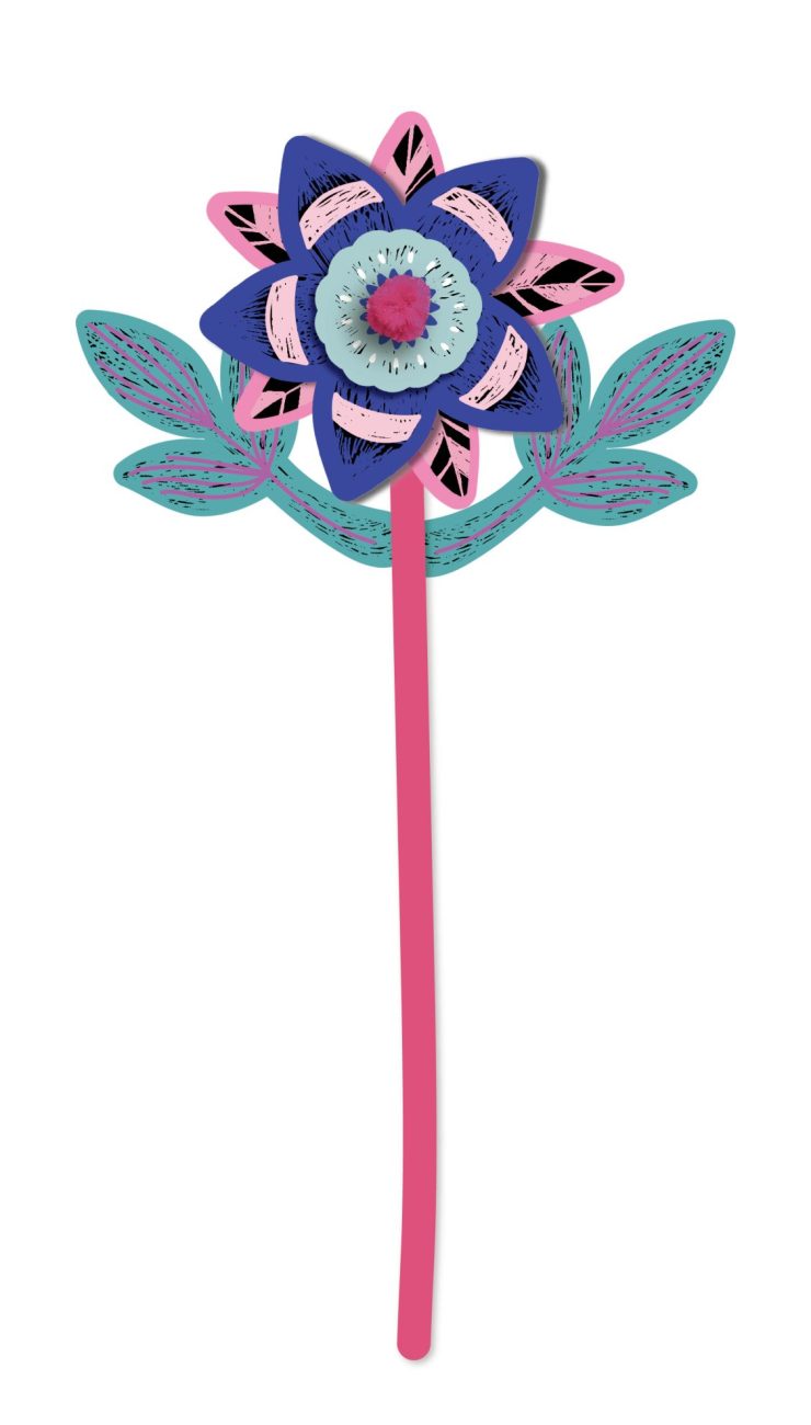 ערכת סקראצ' להכנת זר - פרחים AVENIR