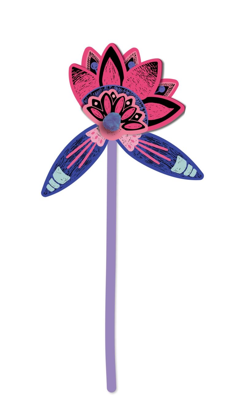 ערכת סקראצ' להכנת זר - פרחים AVENIR