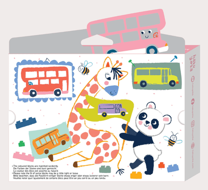 צבעי קריון קוביות בניה - אוטובוס AVENIR Haku Yoka - דוארט | DoArt