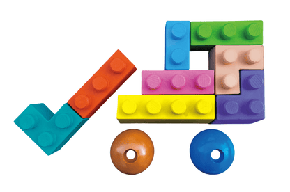 צבעי קריון קוביות בניה - מלגזה AVENIR Haku Yoka - דוארט | DoArt