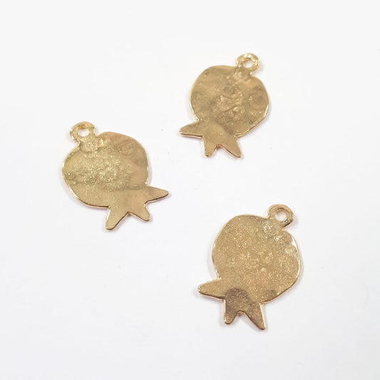 תליון רימון בריקוע עדין DEEP GOLD - דוארט | DoArt