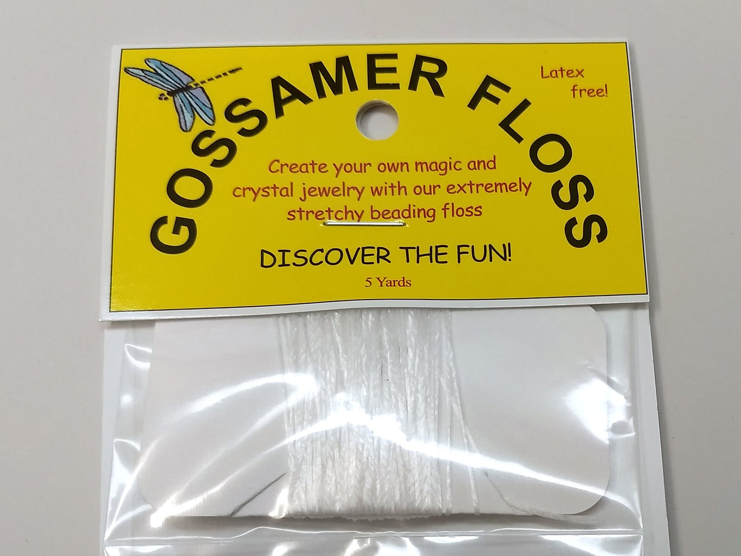 חוט סיליקון Gussamer Floss עובי 0.13 מ"מ 4.6 מ'' - דוארט | DoArt